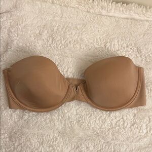 Victoria's Secret Nude Strapless Bra